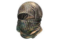 提花头巾（黄褐色）