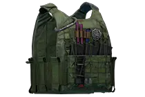 Wartech TV-115 插板胸挂（橄榄绿）