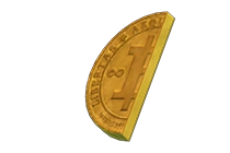 实体比特币的左半边