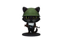 藏身处之猫玩偶