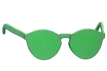 反光太阳镜 (绿色)